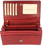 ✔ MATERIAL UND VERARBEITUNG: Bei allen Materialien dieser Frauen-Geldbörse wurde besonderer Wert Qualität und Langlebigkeit gelegt. Außerdem wird höchster Wert auf sauber verarbeitete Nähte gelegt.