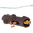 VAYINATO® Natural Clay Tree Trunk (11 * 4.5 * 3.5) Cm Aquarium Fish Tank Hide Outs and Decoration, Pleco Caves, Clay Pot Resin Ornaments for Aquarium by Petzlifeworld