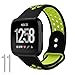 Produktbild Smart Watch Gurt mit Werkzeug für Fitbit Versa, vneirw Weiches Silikon mit Belüftungslöcher Armbanduhr Ersatz Band Armband Armband Batterien Zubehör, schwarz