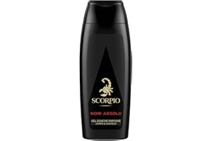 Scorpio - Gel Douche Corps Homme - Collection Noir Absolu - Format 250 ml