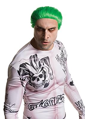 Rubies Rubie's Perruque de Joker homme, Perruque de déguisement d'Halloween méchant officiel Suicide Squad
