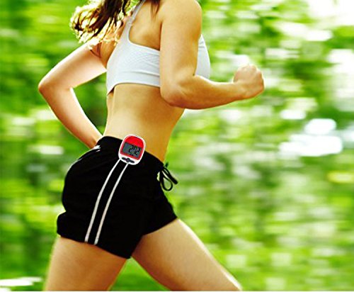 Super Preis Schrittzähler Pedometer Fitness Aktivitäten Zählerein Laufschrittzähler und Kalorienzähler, mit Clip - 3