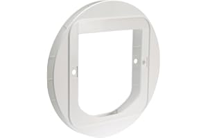 SureFlap adaptador de montaje para puerta de gato, blanco, 1 pieza (paquete de 1)