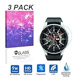 Samsung Galaxy Armbanduhr 46 mm Displayschutzfolie ， luxacury 3 Stück gehärtetes Glas Displayschutzfolie Film für Samsung Galaxy Armbanduhr 46 mm Version Zubehör