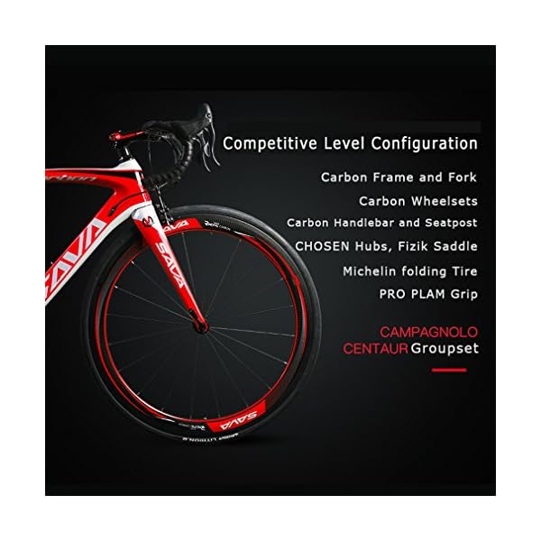 €1,699.00 SAVADECK HERD9.0 700C Bici da Strada Fibra di Carbonio Ciclismo  con Campagnolo Centaur 22-velocità Sistema e Fi'zi: k… - bikewebshop.it