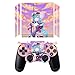 Produktbild Disagu SF-sdi-3645_1009 Design Folie für Sony PS4 liegend mit Controller - Motiv Ecchi Girl Fantasy transparent