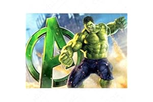 DVBQQWE Diamant-Mal-Kits für Erwachsene Hulk Diamond Art 5D-Farbe mit Diamanten Hulk DIY-Mal-Kit Malen nach Anzahl mit Gem Art 30 X 40 cm