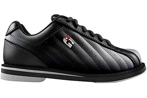 900 Global 3G Unisex-Kinder Kicks Bowlingschuhe-Schwarz/Weiß US 4