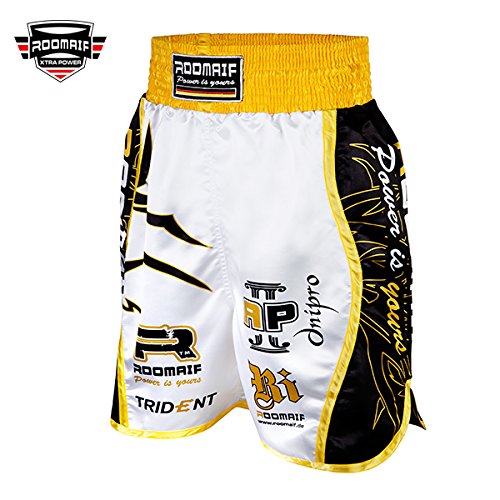 ROOMAIF Shorts de Boxe Amateur Boxe D'entraînement Boxe Combat Sport Fightshort Gym Boxe FR