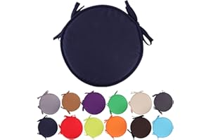 CMEILAU Cuscini colorati per sedie da interno / esterno Cuscini per sedili rotondi Cuscini per patio da giardino - Diametro 30/38 cm, Cuscini per mobili da giardino, Cuscini da giardino per sedili rotondi