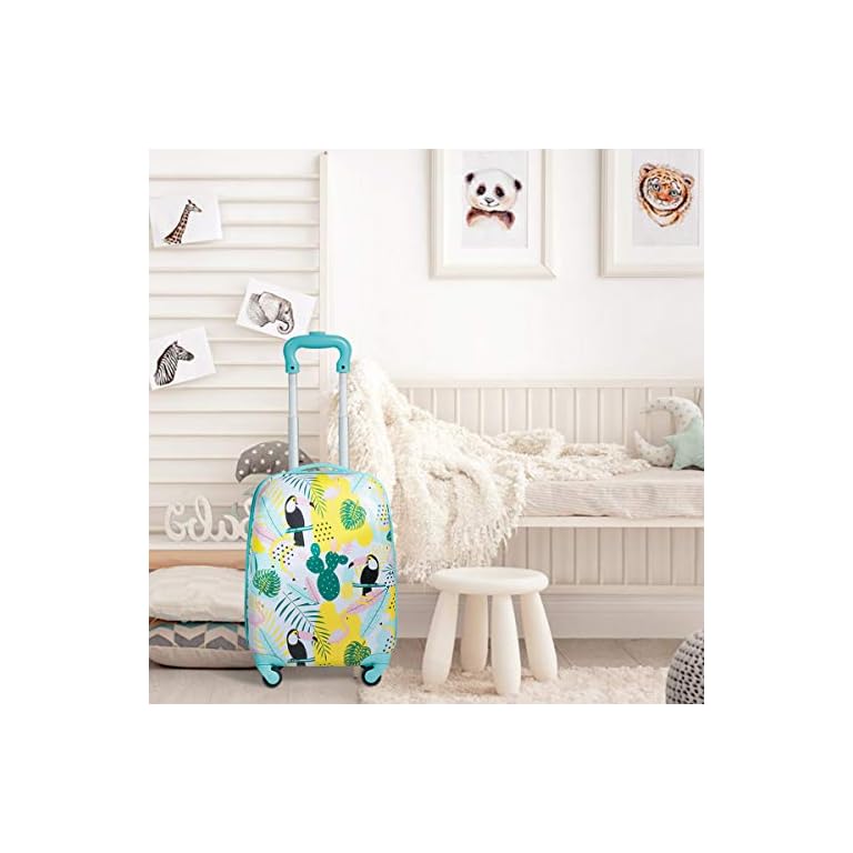 DREAMADE 2tlg. Kinderkoffer mit Rucksack, Koffer Set Kinder Koffer