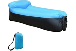 ‎BIHEE BIHEE Aufblasbares Sofa, Wasserdichtes Luftsofa 235x70cm Tragbares Aufblasbar Luft Sofa Couch für Camping, Hinterhof, Pool, Strandpartys
