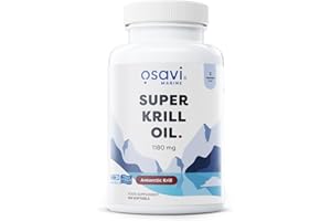 Osavi Super Krill Oil 1180 mg – 120 Softgels | Omega-3 from Wild Antarctic Krill | Supports Heart, Brain & Liver Health | Rich in Choline & Phospholipids | Sourced from Antarctic Waters