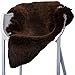 Produktbild Lammfell Schaffell echt grau NATUR optik Läufer Sitzauflage Abdeckung Warmer schaffell xxl (Braun, 120-130 cm)