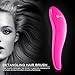 VMAGIC High Quality Detangling Brush - glide the Detangler Brush through Tangled hair - Best Brush / Comb for Women, Girls, Men & Boys - Use in Wet and Dry Hair (ROSE RED)