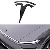 Spigen Tesla Model Y Juniper 2026-2025 &Ouml;n Logo Amblem Koruyucu &Ccedil;izilme &Ouml;nleyici TD100B Siyah - ACP11155 (Spigen TR Garantili)