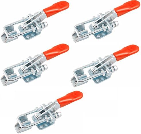Triplespark 5Pcs Hand Tool Quick Holding Capacity Latch Type Toggle Clamps 360 Pounds