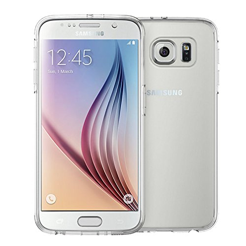 Qissy   Samsung Galaxy S7 Edge Funda  TPU Funda de Silicona Simple Point Punto Simple Funda para Samsung Galaxy S7 Edge Transparente Suave del Gel de Flexible Anti Rasgu  os Casco  Skull 