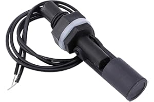Akozon Sensor de Nivel de Agua del Interruptor de Flotador Horizontal Horizontal montado en el Lado de para Tanque de Acuario