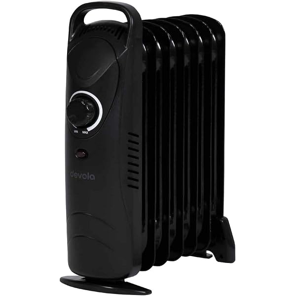 Fine Elements Lightweight and Portable Oil Radiator With Roller Wheels and  7 Fins : Amazon.co.uk