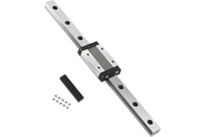 KGTCN MGN9 Mini riel de guía lineal 400mm con 1 pieza MGN9H Rodamientos lineales bloques para DIY Impresora 3D y Máquinas CNC