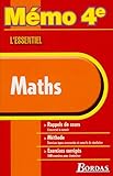 Image de MEMO ESSENTIEL MATHS 4E    (Ancienne Edition)