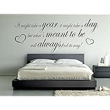 Wandtattoo What's meant to be Wandaufkleber 60 Farben