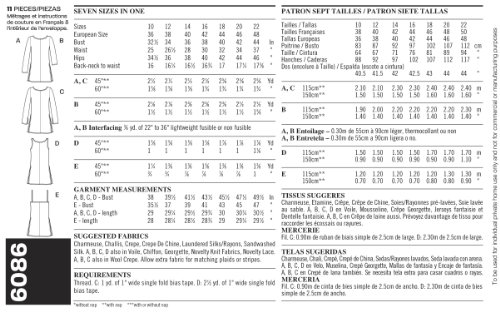 New Look Schnittmuster 6086 Damentops, Gr. 40-52 - 3