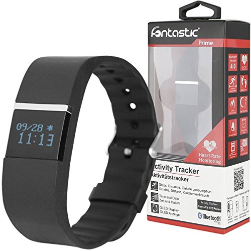 Preisvergleich Produktbild D-Parts Fontastic Bluetooth Aktivitätstracker FontaFit 120 Pulse