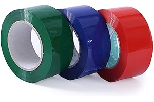 TUCIYKE Nastro per serigrafia, 3 rotoli di nastro per serigrafia, pittura e pittura a mano (ogni rotolo misura 4,8 cm di larghezza x 109 m di lunghezza)