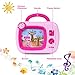 Price comparison product image SGILE Sights and Sounds Music Box TV STEM toy for Infant Baby, No Batteries Needed, Pink