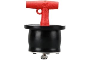 ‎TOPHOMER T-Griff Scupper Plugs Expansion Rubber Plugs Boat Drain Plug Twist-Turn Sealing Plug with Screw and Nut for 33-38mm Pipe Diameter