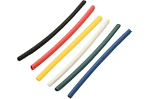 Othmro Schrumpfschlauch, 1 mm Durchmesser, 2:1, Schrumpfschlauch, 40 mm Länge, mehrfarbig, 600 Stück