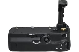 BITUBOL R5/R6 Batteriegriff BG-R10, kompatibel mit Canon EOS R5 R5C R6 R6 Mark II Kameras, Synchronisation der Funktionen, bietet Platz für 2 LP-E6/N/NH wiederaufladbare Lithium-Ionen-Akkus für