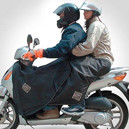 Tucano Urbano - Termoscud coprigambe per passeggero scooter R091 Nero