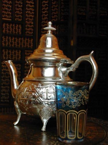 Large traditional Moroccan teapot