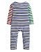 Joules Boys Hotch Potch Babygrow - Electric Blue Stripe