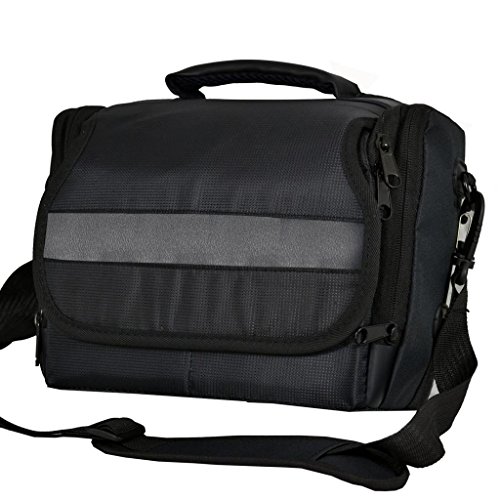 Sac bandouli  re pour appareil photo DSLR pour Nikon D5300 D5500 D3300 D810 D750  Noir 