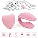 Produktbild Rosa Vibratoren mit Klitorisstimulation für Sie G Punkt C Typ Vibrator aus medizinischem Silikon Doppelmotor Virgina Sexspielzeug für Frauen und Paare, 8 Modi, Wasserdicht, Leise