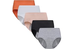 Anntry Chicas Grandes Algodón de protección Período Menstrual Bragas Adolescentes Malla Respirable Bragas a Prueba de Fugas Mujer (Debe Usar con Almohadilla o tampón)