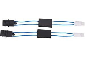 RIUTY LED-Scheinwerferdecoder, LED-Flimmerdecoder 2PCS T10 LED-Warnung Canceller-Adapter Scheinwerferfehlerfreies Decodergerät Widerstand für t10 widerstand t10 canbus adapter t10 led decoder t10 w5w led ca
