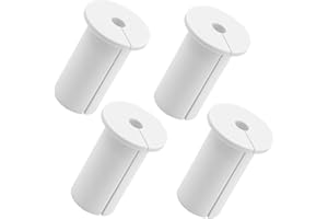 NIYATA 4 Stück Wanddurchführung für Starlink Kabelführungsset, Wanddurchführung Kabel, Mauerdurchführung für Kabel für 1-Zoll-Wandloch für Starlink Kabelrouter und Ethernet Adapter (Weiß)