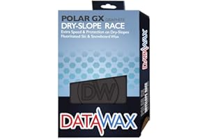 DataWax Polar GX Dry-Slope Race Ski Wax, Graphite, 110g