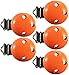 Produktbild Schnullerclip Farbe Menge Auswahl Holz schadstofffrei Nuckelclip Baby Clip, Farbe:orange, Anzahl:5 Schnullerclips