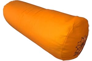 BROW FARM LTD. A GROWING COMPANY Yoga Bolster Filled with Organic Buckwheat Hulls - Deluxe
