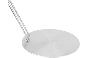 Tomotato Induktion Adapterplatte Induktionsadapterplatte Induktionsherd Hitzeverteiler Ringplatte Induktionsadapter mit teilbarem Griff für Induktions-Kochfelder(20cm)