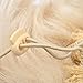 FESHFEN Bridal Hair Bun Updo Scrunchy Scrunchie Hairpiece Wig Hair Ribbon Ponytail Extensions Clips Straight Drawstring Hair Chignons Topknot Knot-M27/613 Strawberry Blonde & Bleach Blonde Mixed