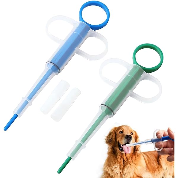 Sparapillole Per Gatti E Animali Piccoli - Siringa Con Punta Morbida, Lavabile E Riutilizzabile (3 Colori)