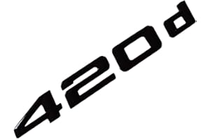 MCK Auto - 420d Black Glossy Rear Boot Logo Back Badge Emblem Tuning Modification for F32 F33 F36 HB2L3