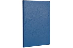‎CLAIREFONTAINE Clairefontaine 795464C Heft A5, Leinen, Age Bag, liniert, 96 Blatt, blau